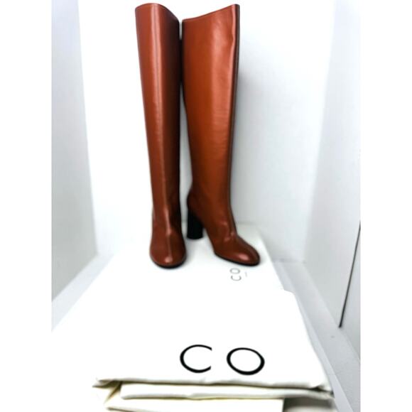 Co. Brown Leather Riding Boots Women’s Tall Equestrian Designer Luxury EU 36 - Picture 2 of 10